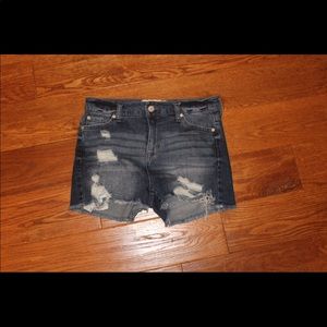 Altar’d State Blue Jean Shorts